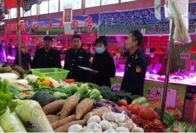 哈爾濱檢查平房區(qū)農(nóng)貿(mào)市場疫情防控情況